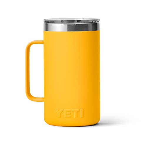 YETI Rambler 24 oz Mug, Stainless Steel, Vacuum Insulated N160