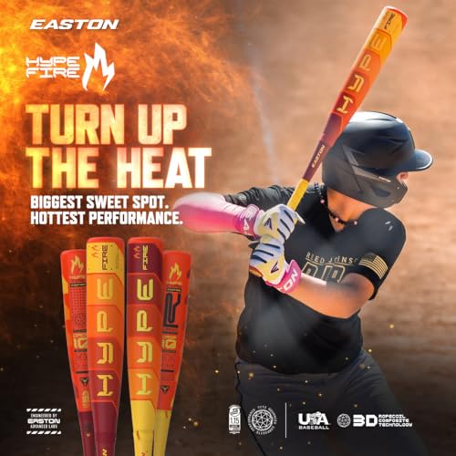 Easton Hype FIRE Baseball Bat USSSA 2 3/4" Barrel 2 Pc. Composite S854