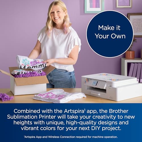 Brother Sublimation Printer with 4-Color Ink Cartridge Set R9817