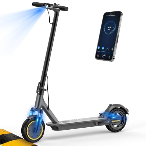 NAVIC Electric Scooter for Adults, Folding E-Scooter with Dual Braking and Dual Suspension B3040