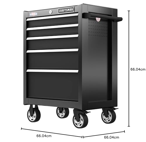 CRAFTSMAN S2000 26IN 5-Drawer Cabinet with Tray & Holder X410715