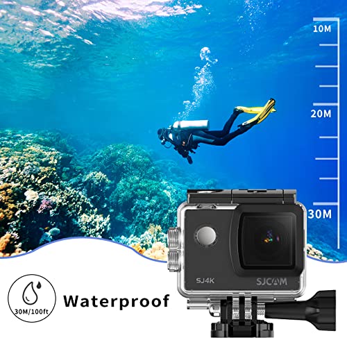 SJCAM SJ4000 Pro 4K Action Camera with 3-Axis EIS Stabilization S63406