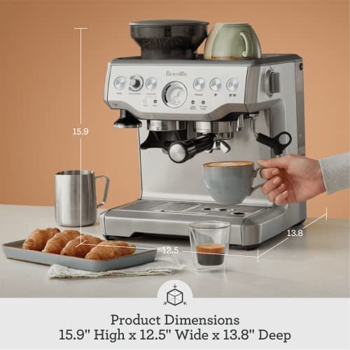 Breville Barista Express Espresso Machine BES870XL, Brushed Stainless Steel Q84313
