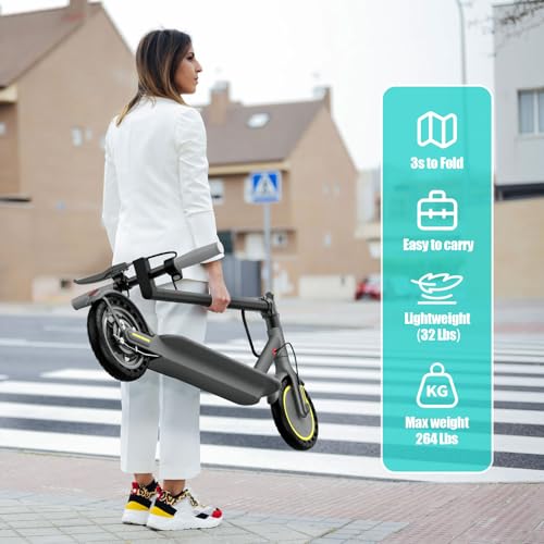 Electric Scooter for Adults, 16 Mph, 350W, Foldable with App Control Q105033