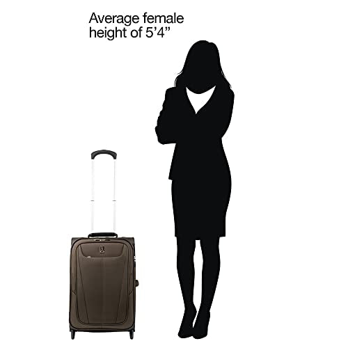 Travelpro Maxlite 5 Softside Expandable 2 Wheel Carry-On Luggage, Burgundy, 22-Inch Q6258
