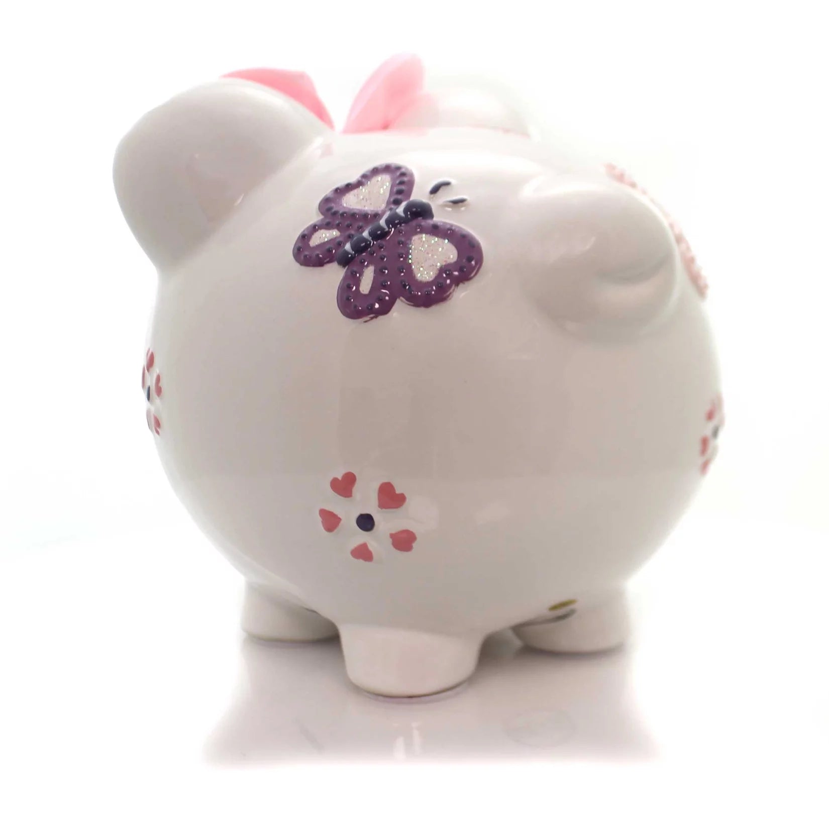 Child To Cherish Large Butterfly Piggy Bank B1721