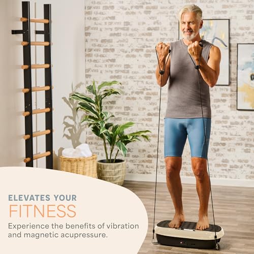 Lifepro Vibration Plate Exercise Machine with Magnetic Acupoints for Full Body Fitness P3479