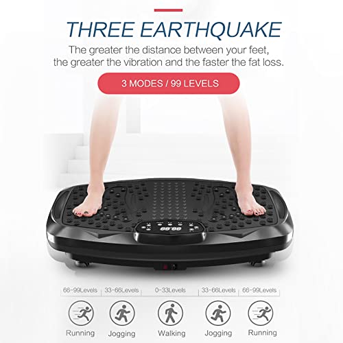 Vibration Plate Exercise Machine for Whole Body Workout at Home Y726505