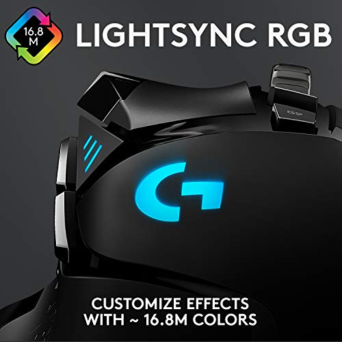 Logitech G502 HERO Wired Gaming Mouse with RGB and Adjustable Weights R1222