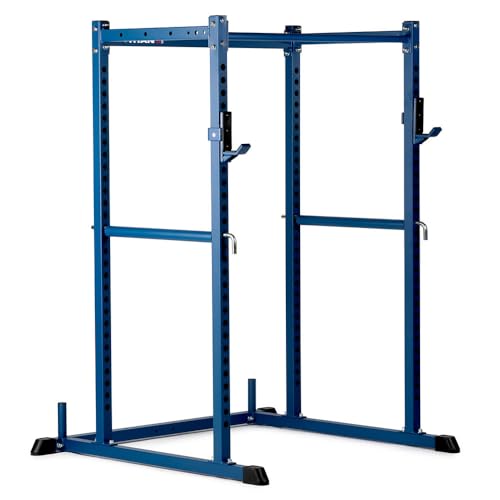 Titan Fitness T-2 Series Short Power Rack with Pull Up Bar and Safeties for Home Gym L283014