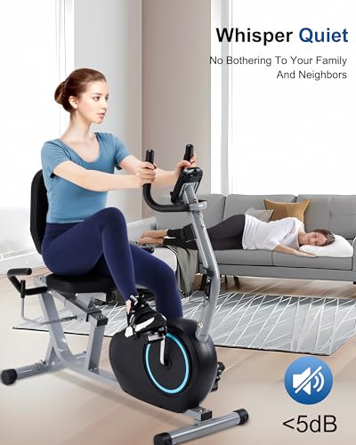 Recumbent Exercise Bike for Seniors with 400LB Capacity M8602