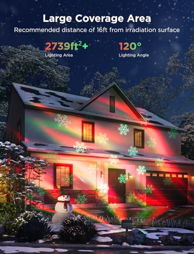 Govee Outdoor Projector Light, Laser and Aurora Star Projector with 16 RGB Patterns Z2134