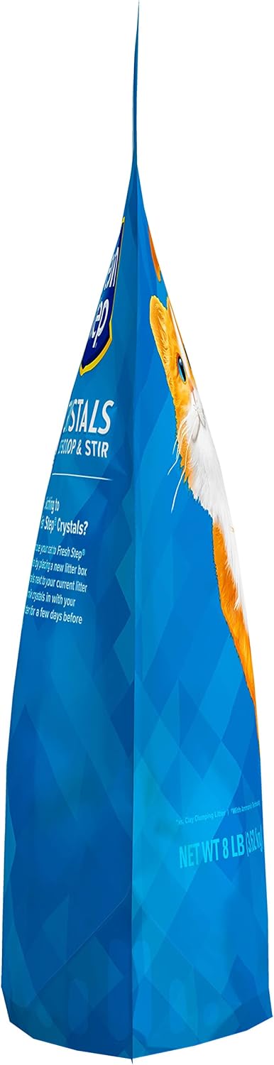Fresh Step Crystals Premium Scented Cat Litter, 8 Pounds L7165