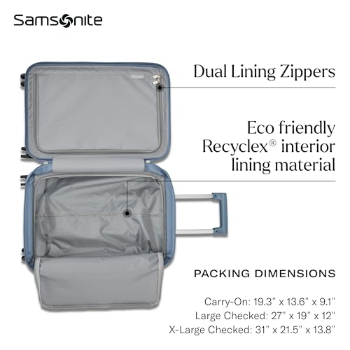 Samsonite UpLIFT 31" Lightweight Hardside Spinner Luggage, Expandable, Elemental Blue X2007