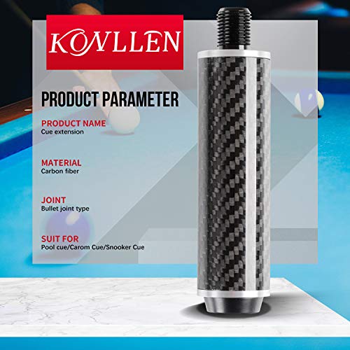 KONLLEN Carbon Fiber Pool Cue Extension D815