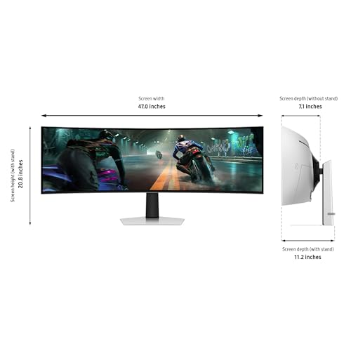 Samsung 49" Odyssey OLED G9 G91SD Dual QHD Curved Gaming Monitor V138