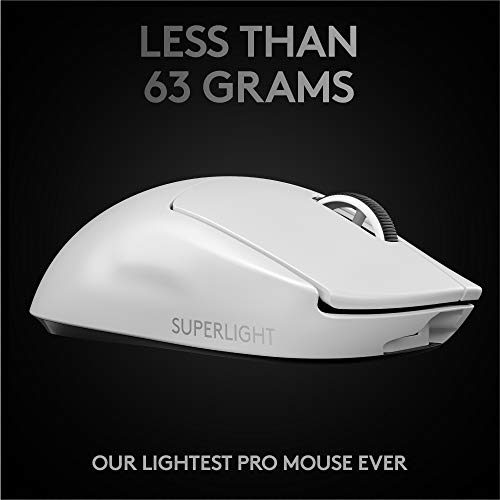 Logitech G PRO X SUPERLIGHT Wireless Gaming Mouse, White X683894