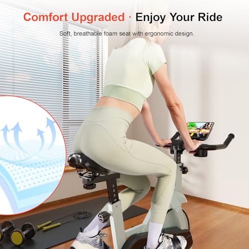 Magnetic Resistance Exercise Bike for Home, 300lbs Capacity M735