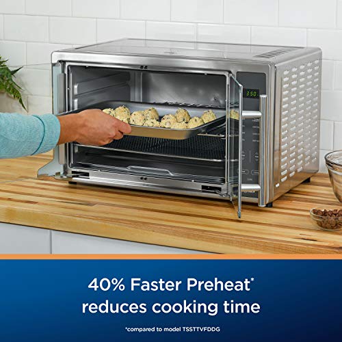 Oster Air Fryer Oven 10-in-1 Countertop Toaster Stainless Steel E453