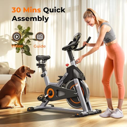 YOSUDA Exercise Bike, Magnetic Indoor Cycling Bike for Home with App Y907945