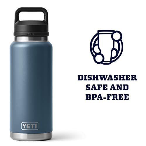 YETI Rambler 36 oz Bottle, Vacuum Insulated, Stainless Steel with Chug Cap M79550