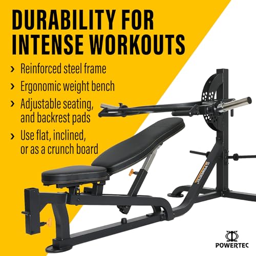 Powertec Fitness Workbench Multi Press - Adjustable Home Gym Equipment Y83834