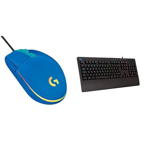Logitech G203 Wired Gaming Mouse, 8,000 DPI, RGB, 6 Programmable Buttons, PC/Mac - Black U28629