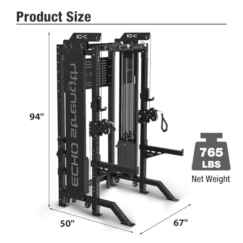 Commercial Functional Trainer Cable Machine with Dual Weight Stacks E209