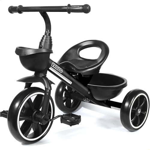 KRIDDO Kids Tricycle for Toddlers Age 2-5 Years, Blue P72011