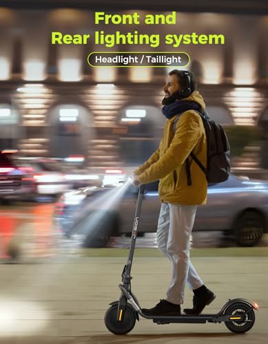 Jasion JS2/PRO Electric Scooter, 25 Miles Range, 22MPH Max Speed, 850W Peak Adult Escooter P831
