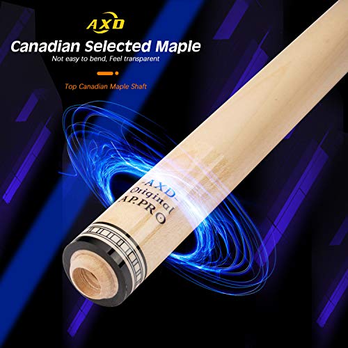 KONLLEN Pool Cue Stick Canadian Maple Billiard Cue Set with Extension and Case I6357