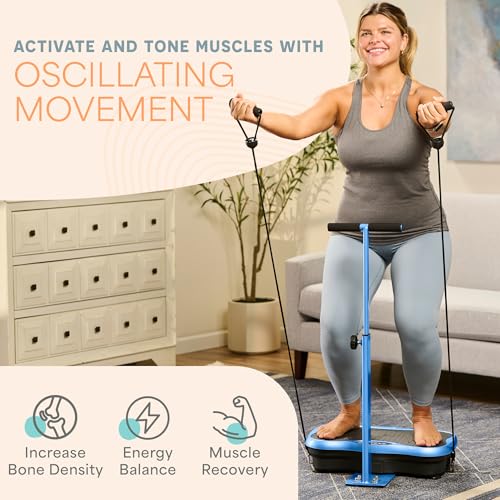 Lifepro TrimLite Vibration Plate Exercise Machine with Handlebars Q15746