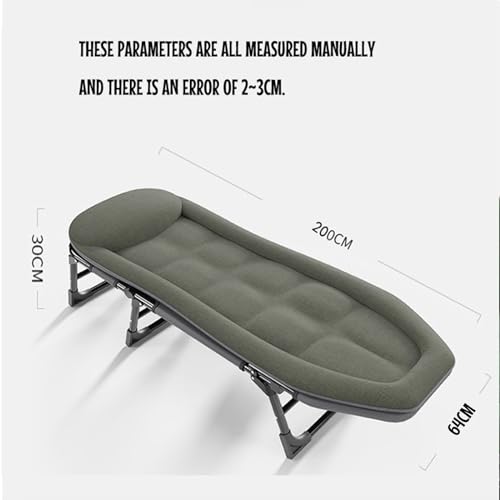 GeRRiT 3 in 1 Folding Camping Cot Bed, 5 Positions Adjustable Lounge Chair X23336