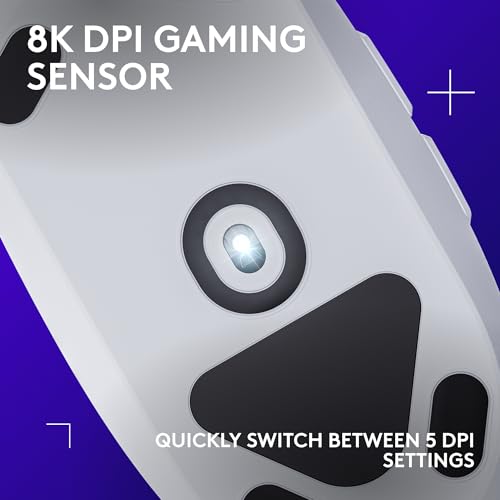 Logitech G203 Wired Gaming Mouse, 8,000 DPI, RGB, 6 Programmable Buttons, PC/Mac - Black U28629
