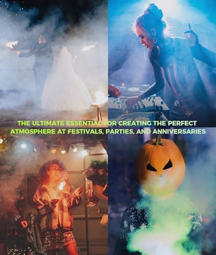 IMONE 72-LED Fog Machine with Wireless Remote Control for Parties & Events Q404979