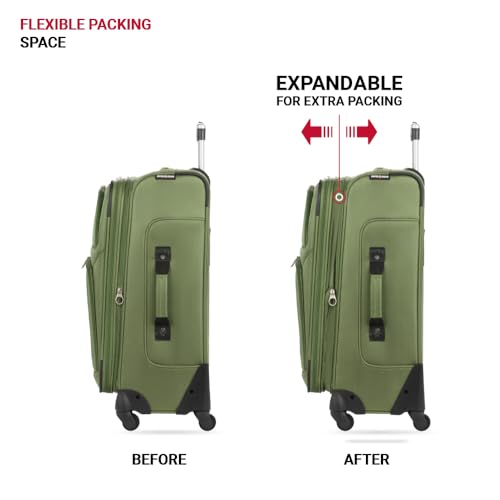 SwissGear Sion Softside Expandable Luggage, Black, 29-Inch C81483