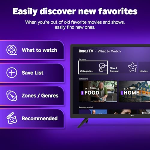 Roku Smart TV 40-Inch Select Series 1080p Full HD LED Television with Voice Remote P76588