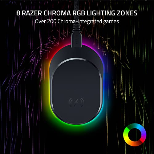 Razer Naga V2 HyperSpeed Wireless MMO Gaming Mouse, 19 Programmable Buttons, HyperScroll, Focus Pro 30K Sensor F16988
