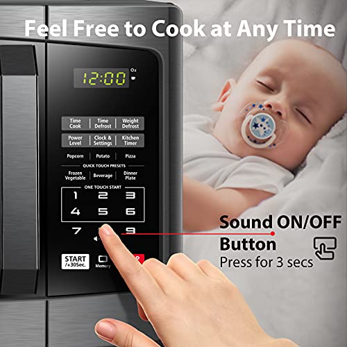 Toshiba ML-EM62P(SS) Countertop Microwave, 2.2 Cu Ft, 1200W, Stainless Steel C1532