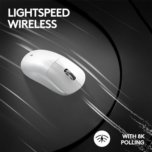 Logitech G PRO X Superlight 2 DEX Wireless Gaming Mouse, 60g, White D21215