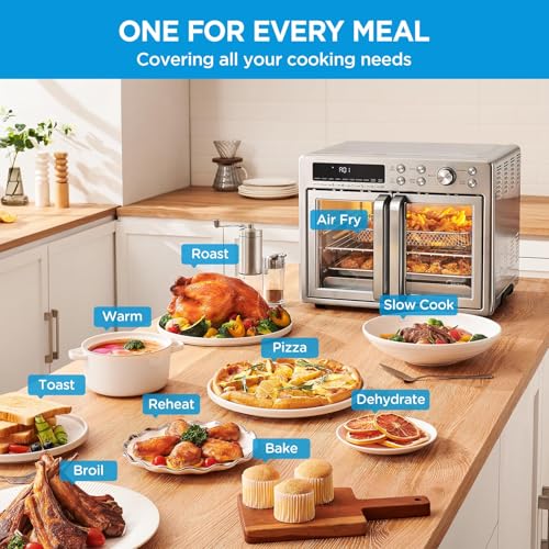 Midea Flexify French Door Toaster Oven Air Fryer Combo, 26.4 QT, Stainless Steel X404