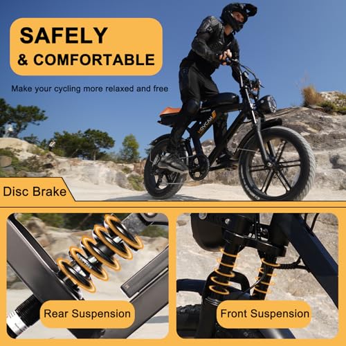 MOVCAN V30 Series Electric Bike for Adults 20" Fat Tire Ebike N31922