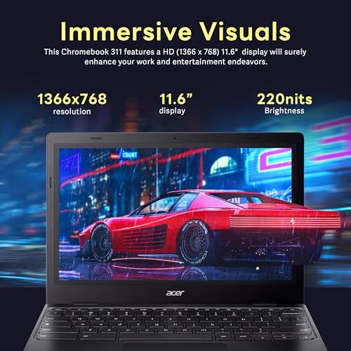 acer Chromebook 315 Laptop 15.6" HD Intel Celeron 4GB RAM 64GB eMMC Chrome OS V95880