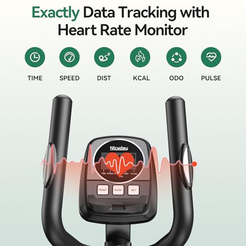 Niceday Elliptical Machine for Home, Magnetic Trainer with 16 Resistance Levels Q78334