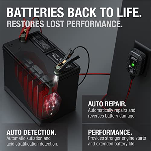 NOCO GENIUS1 1A 6V/12V Smart Battery Charger and Maintainer W805