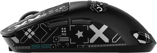 ATTACK SHARK X3 Wireless Gaming Mouse, 49g Ergonomic, PAW3395 26K DPI, White C238377