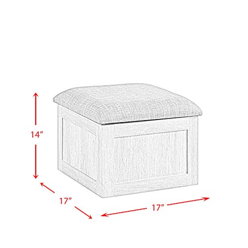 Picket House Furnishings Dawson Coffee Table with 4 Storage Stools, Grey L743529