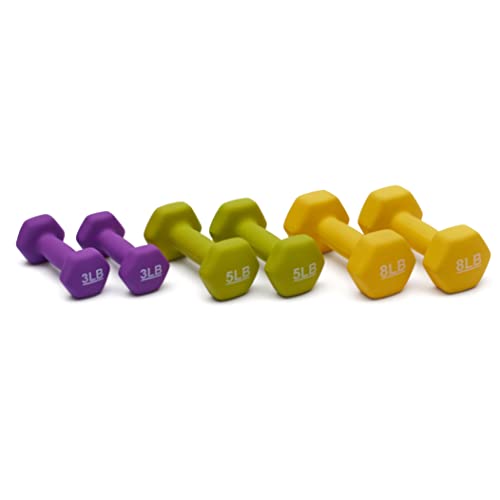 Amazon Basics Neoprene Dumbbell Hand Weights G9434