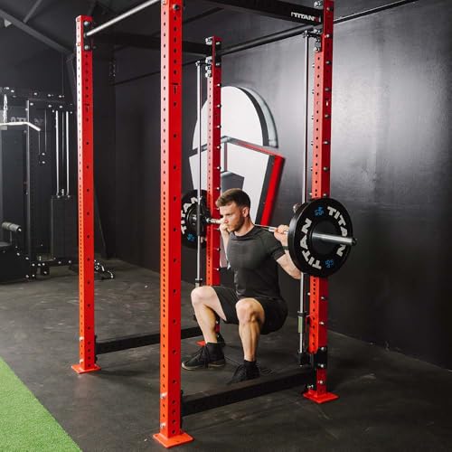Titan Fitness X-3 Series 80" Smith Machine Power Rack Attachment with Olympic Bar J380530