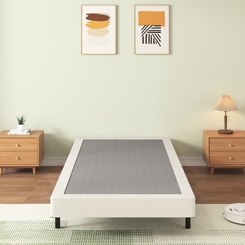Twin Box Spring with Fabric Cover, 5 Inch, 2500lbs Capacity I122